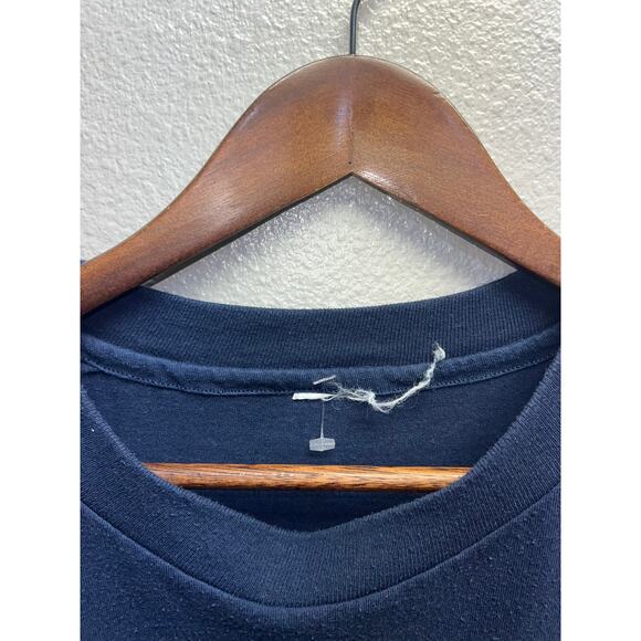 Vintage Dartmouth Shirt Dolphins Dolphin Blue Graphic Tee Short Sleeve 90s 2XL - Picture 5 of 8